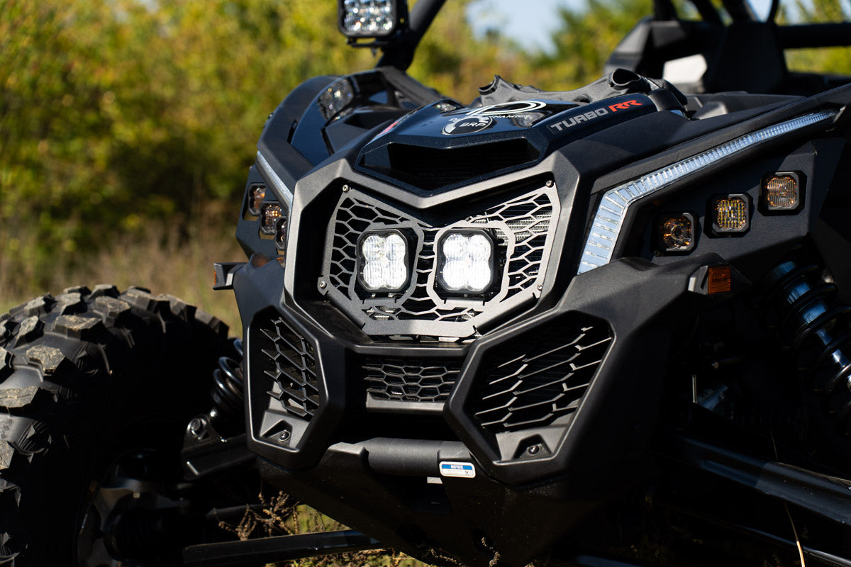 Stage Series LED Grille Kit for 2017-2025 Can-Am Maverick X3  Sport White Combo