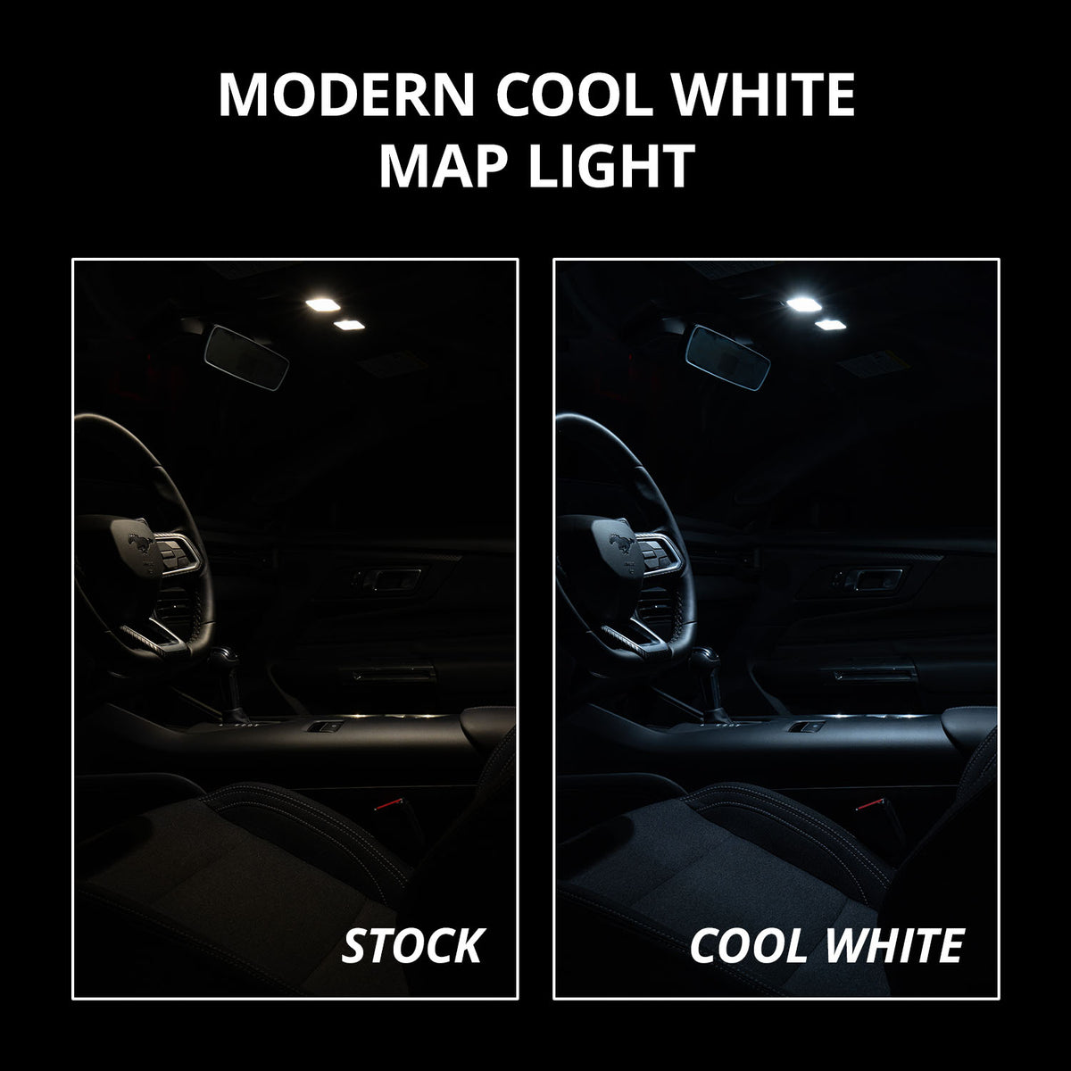 Multicolor Dome Light for 2024-2025 Ford Mustang