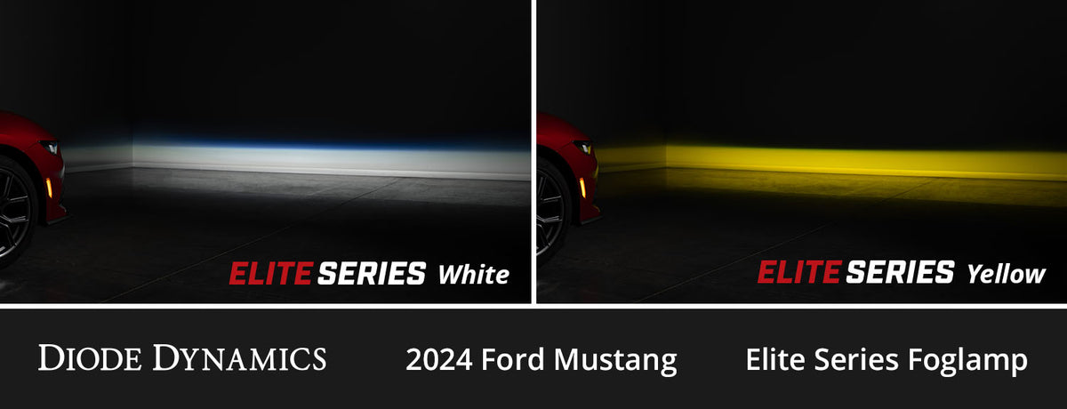Elite Series Add-On Fog Lamp Kit for 2024+ Ford Mustang GT  White