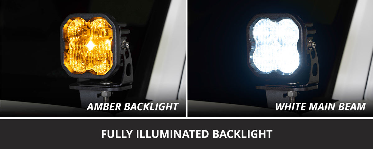 SS3 LED Ditch Light Kit for 2015-2021 Colorado/Canyon  Sport White Combo