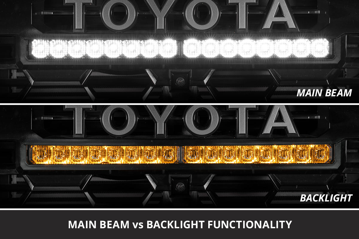 Tacoma 2024 TRD Grille Lightbar SS20 Sport White Driving