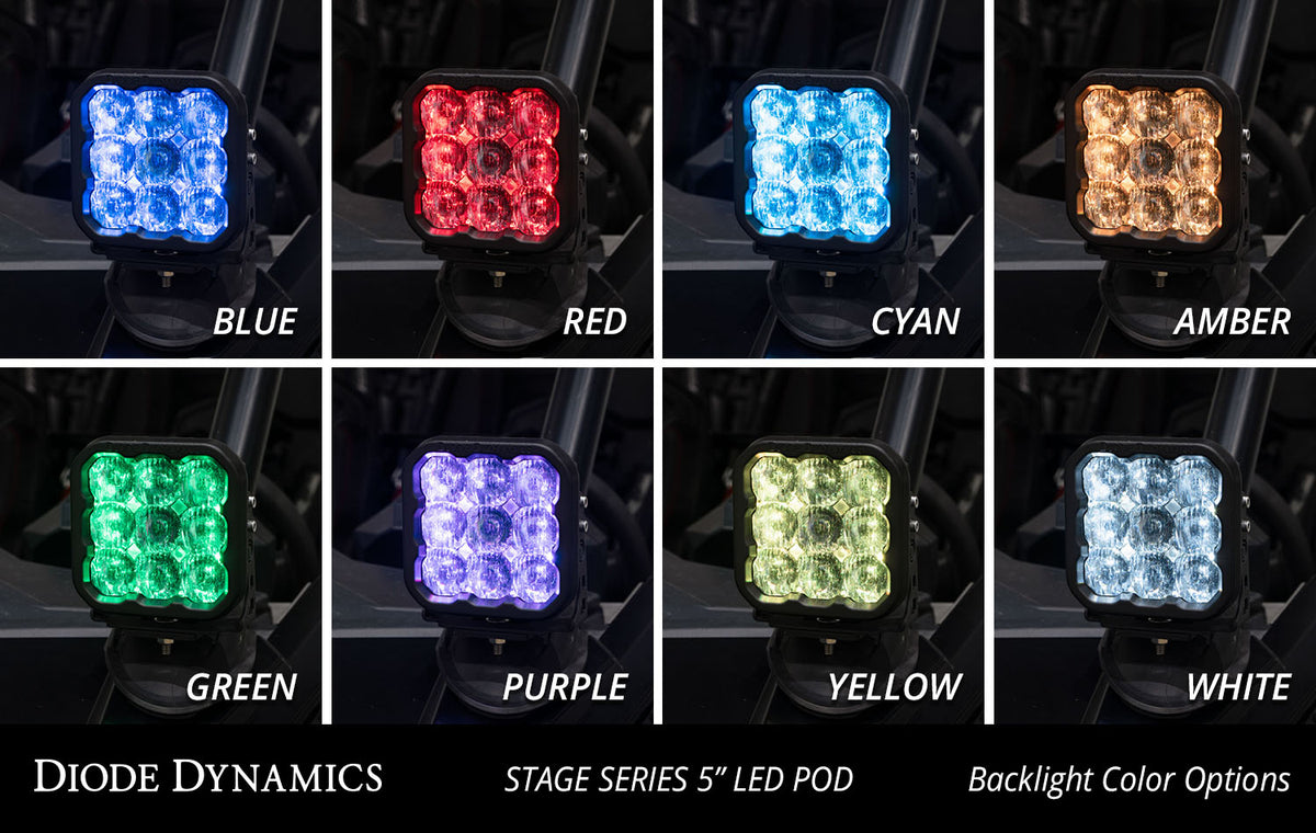 Stage Series Ditch Light Kit for 2019-2024 Polaris RZR XP  SS5 Sport White Combo