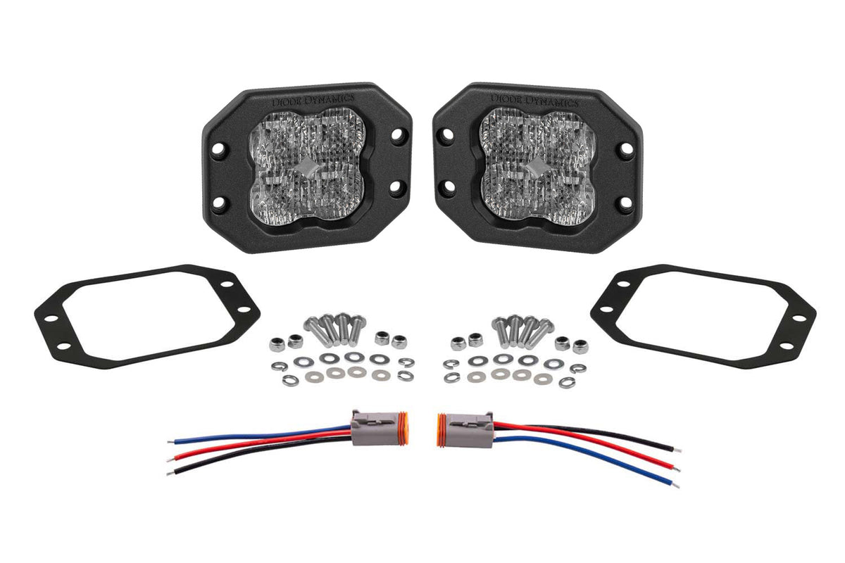 SS3 Sport RBL White Combo Flush (pair)