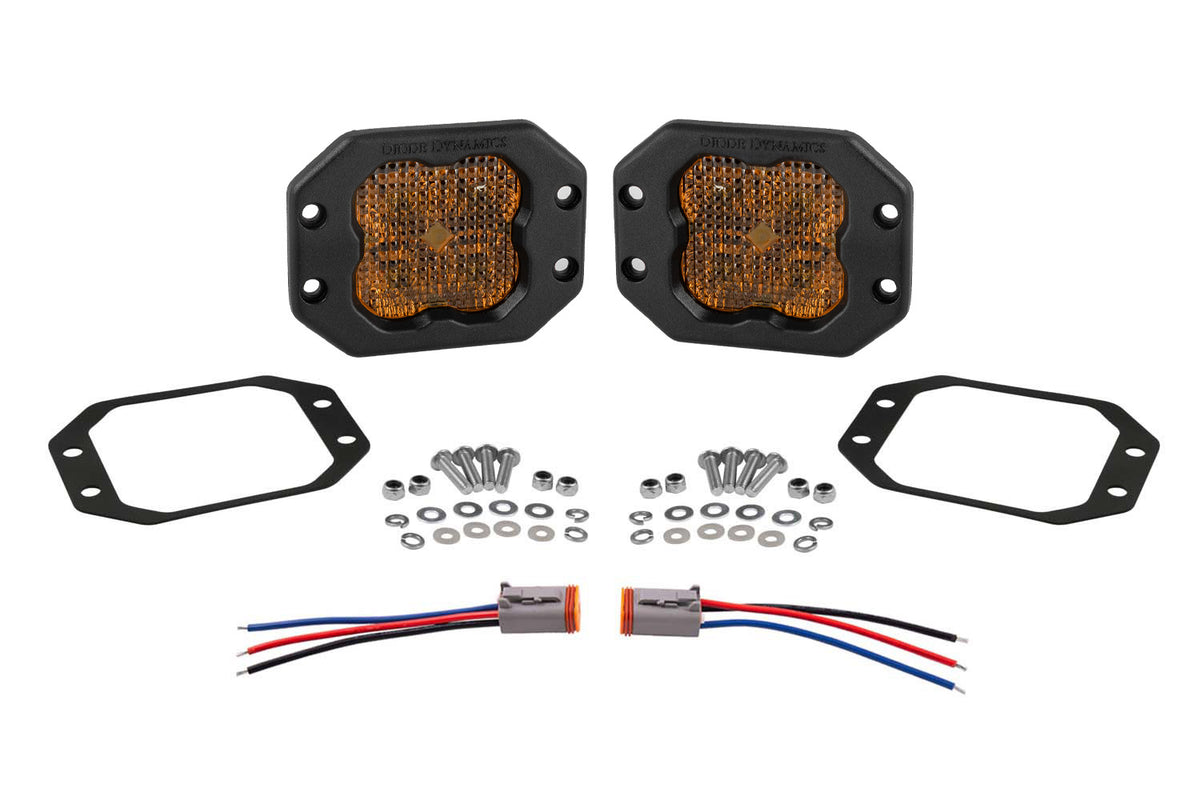SS3 Pro ABL Yellow Combo Flush (pair)