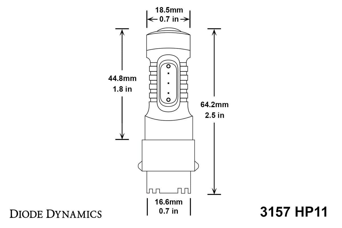 3157 HP11 LED Red (single)