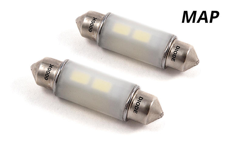 39mm SMF2 LED Blue (pair)