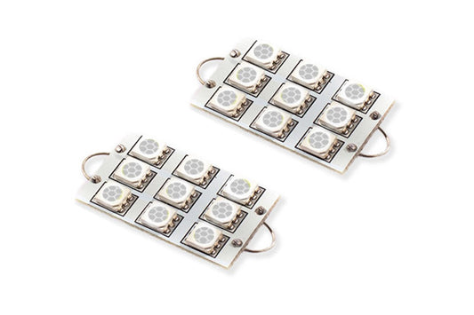 44mm SML9 LED Amber (pair)