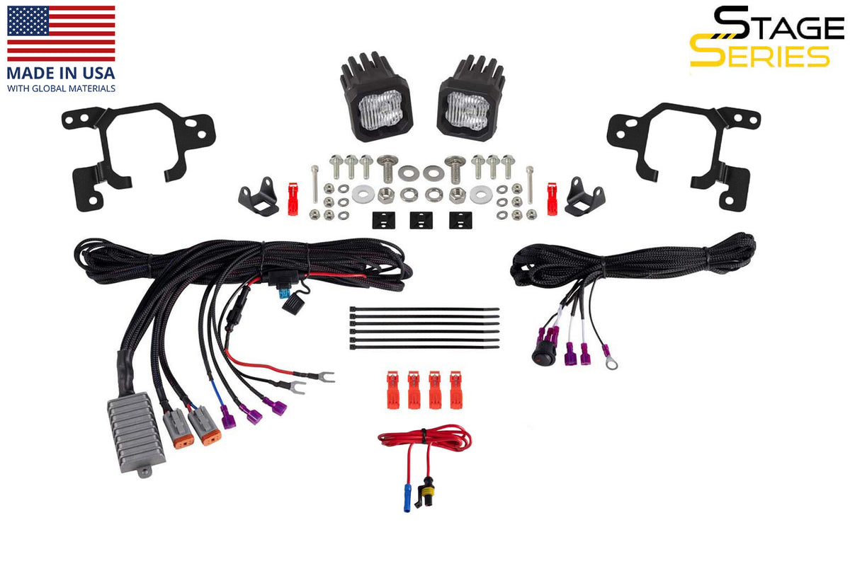 SSC1 Add-On LED Fog Light Kit SAE Fog for 2023-2026 Chevrolet Colorado  White