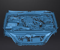 Lexus GX470 Engine Bay - 3D Scan