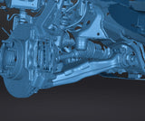 Lexus GX470 Front Suspension - 3D Scan