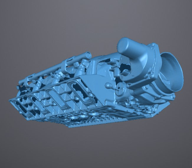 Ls Engine Intake 3d Model General Motors (GM) LS3 Intake Manifold Assembly - 3D Scan – Left Lane ...