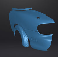 Mazda Miata (NB) Rear Quarter / Fender - 3D Scan