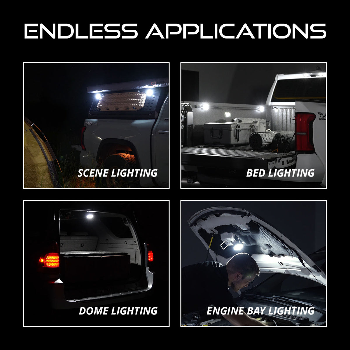 Stage Series RGBW LED Rock Light (one)