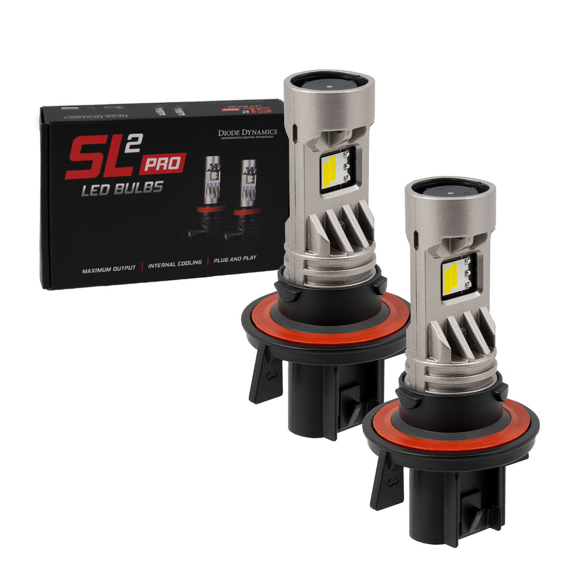 H13 White SL2 Pro LED Bulbs (pair)