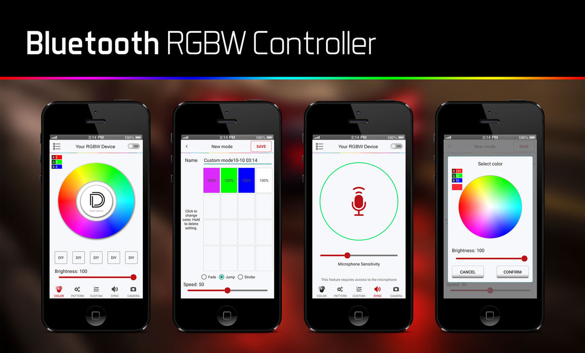 Bluetooth RGBW M8 Controller 1ch