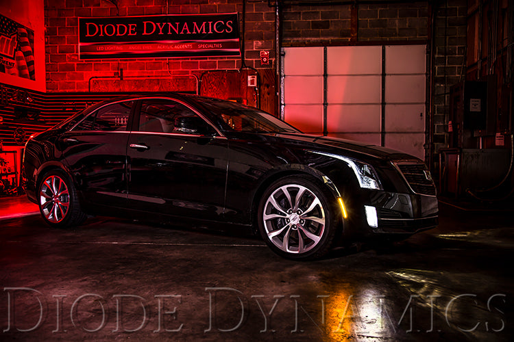 LED Sidemarkers for 2014-2019 Cadillac ATS/CTS (non V)  Smoked (pair)