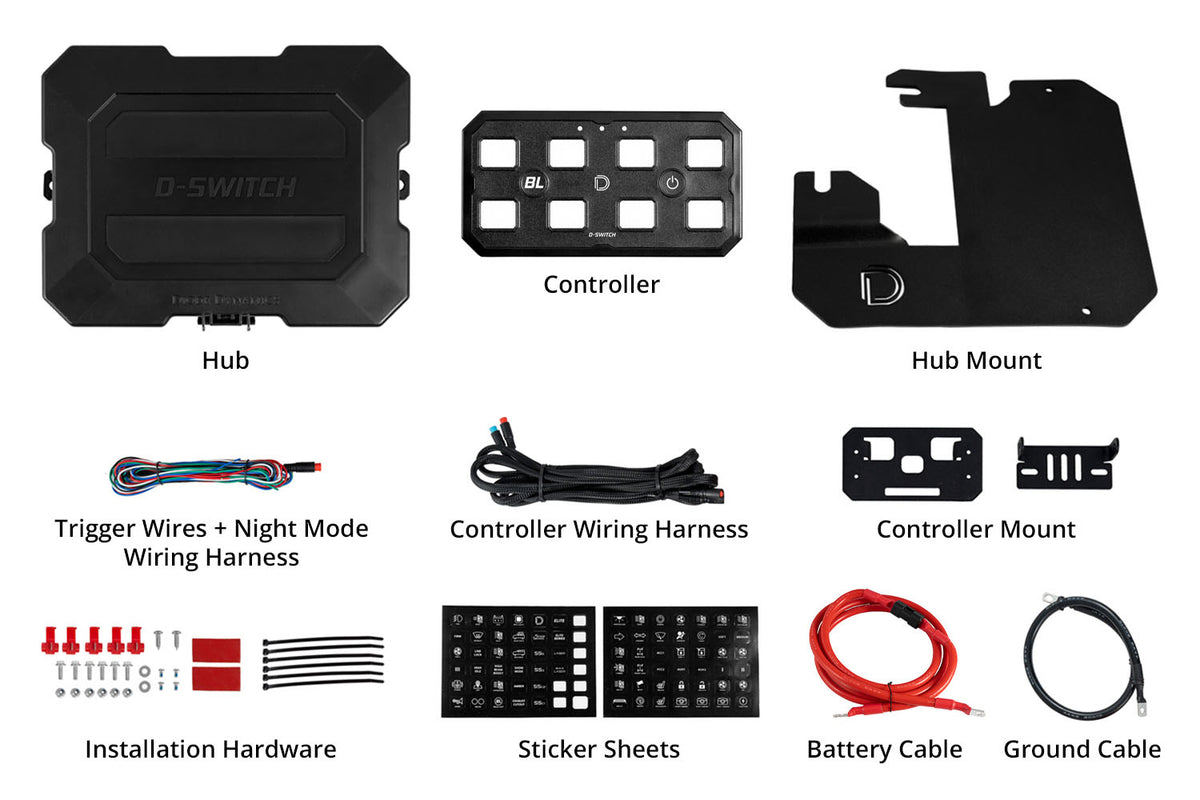 D-Switch Hub Mounting Kit for 2018-2026 Subaru Crosstrek