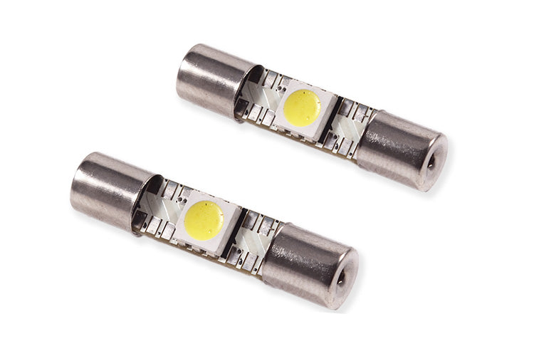 28mm SMF1 LED Red (pair)