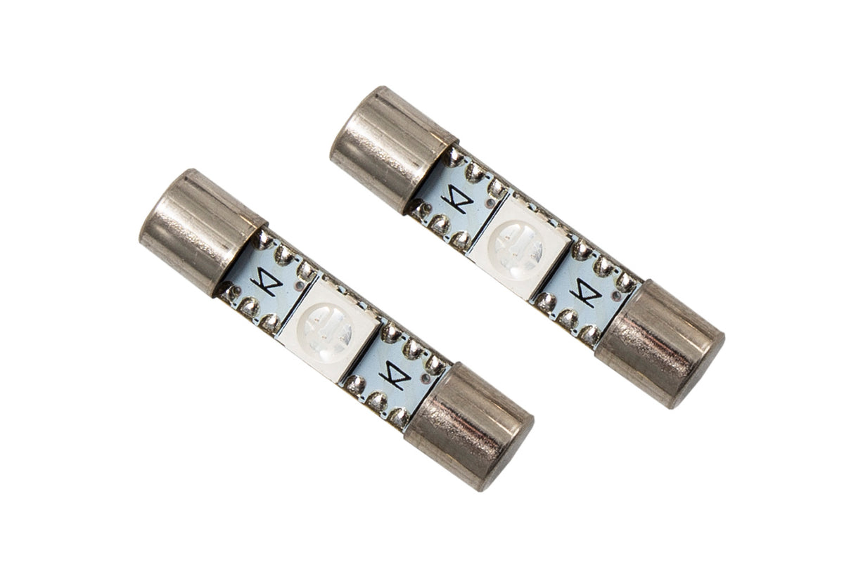 28mm SMF1 LED Blue (pair)