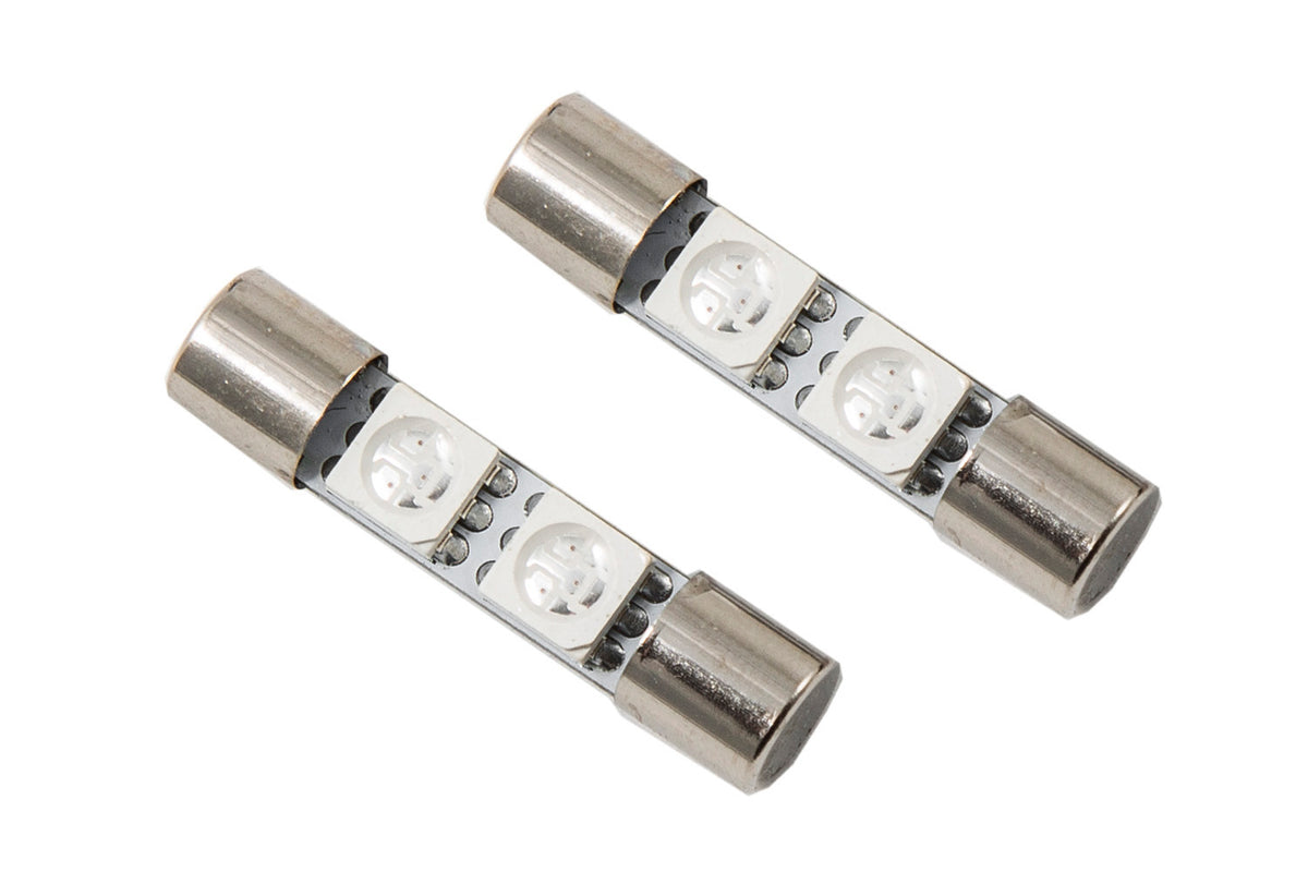 28mm SMF2 LED Amber (pair)