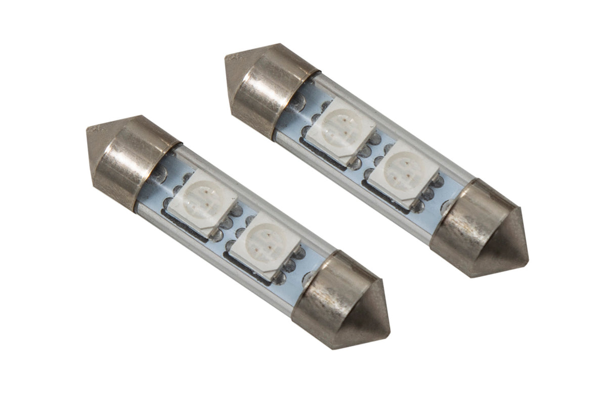 36mm SMF2 LED Red (pair)