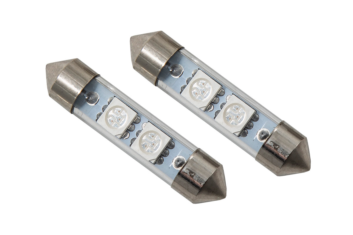 39mm SMF2 LED Red (pair)