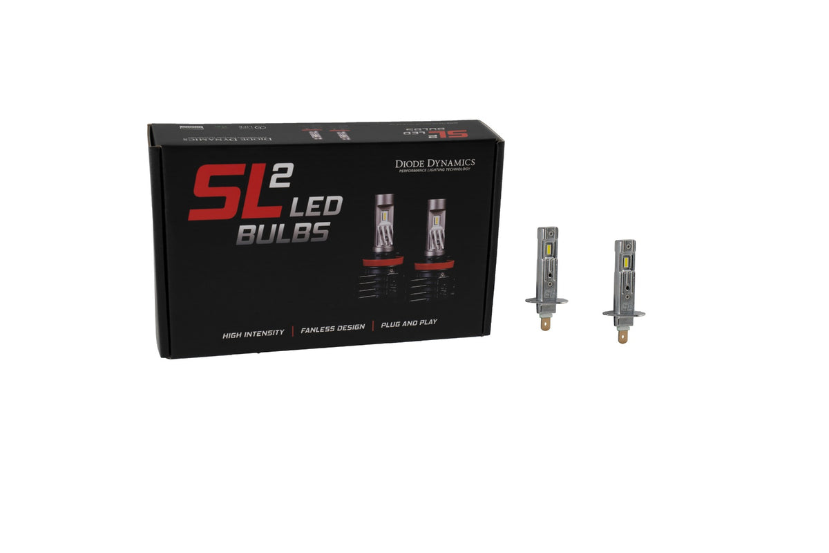 H1 White SL2 LED Bulbs (pair)