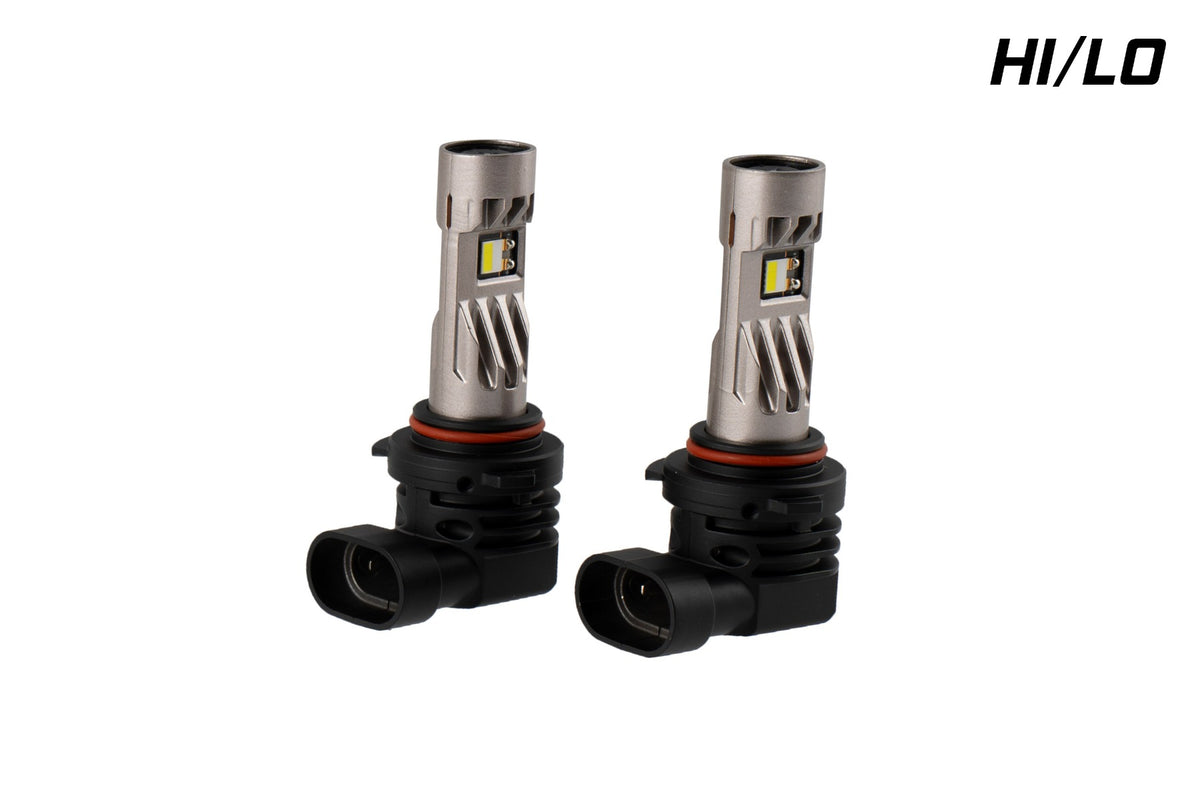 9006/9012 White SL2 LED Bulbs (pair) with AntiFlicker Modules