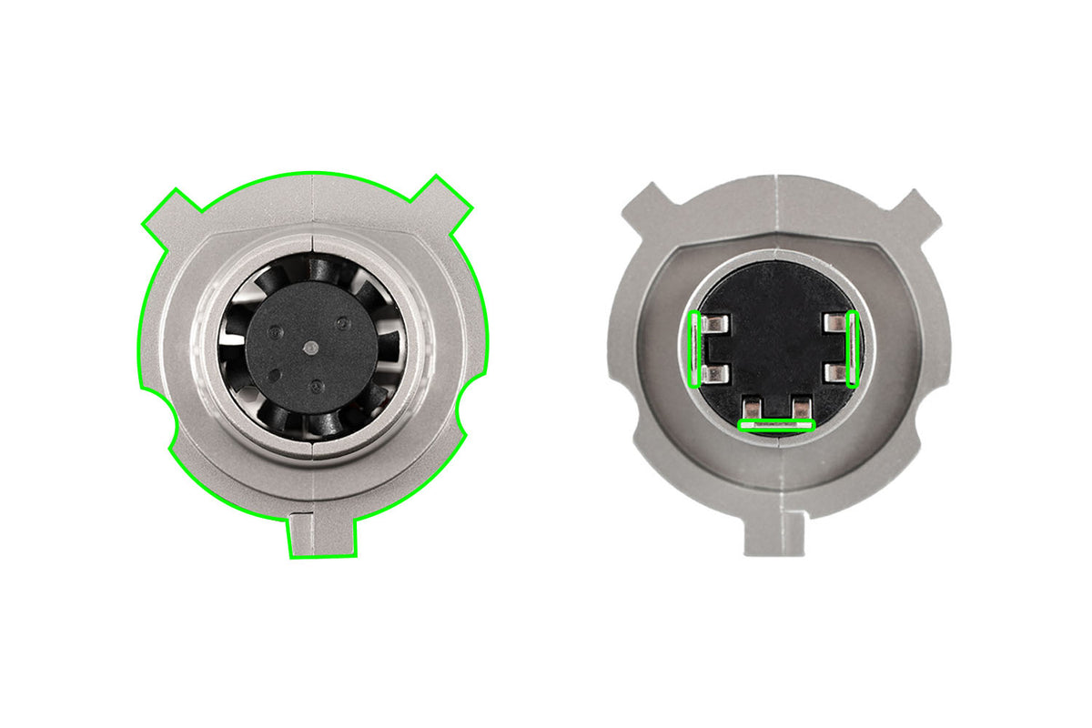 H4 White SL2 Pro LED Bulbs (pair)