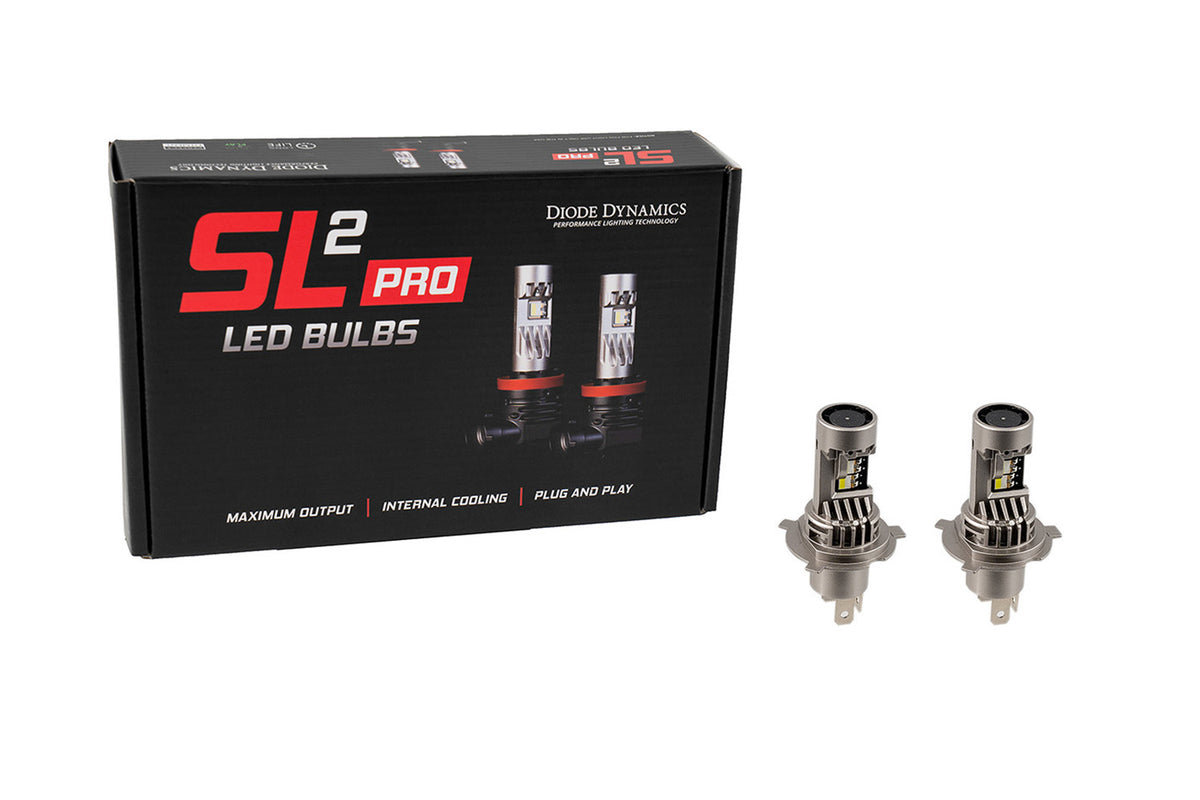 H4 White SL2 Pro LED Bulbs (pair)