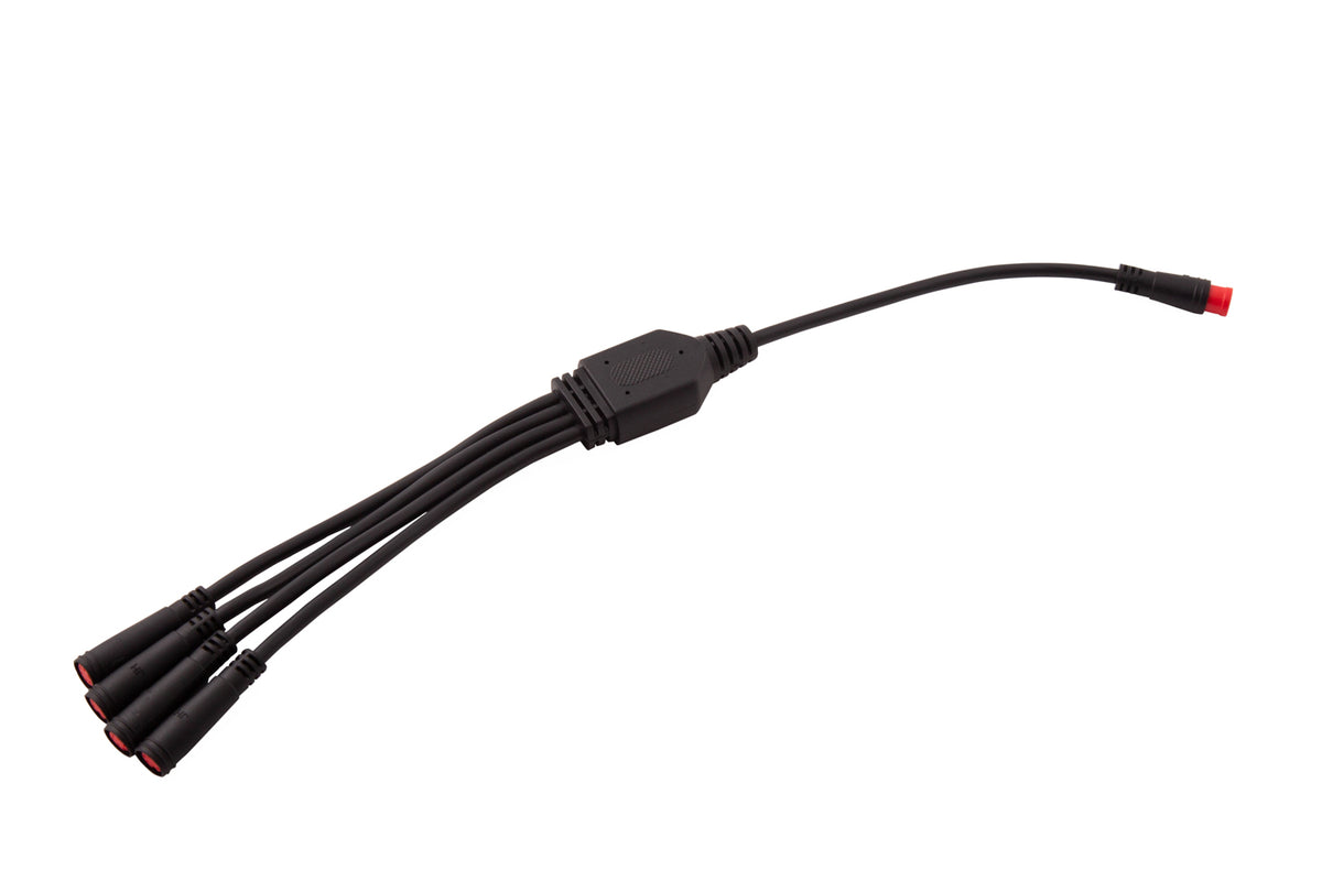 RGBW M8 5-Pin 2-Way Splitter
