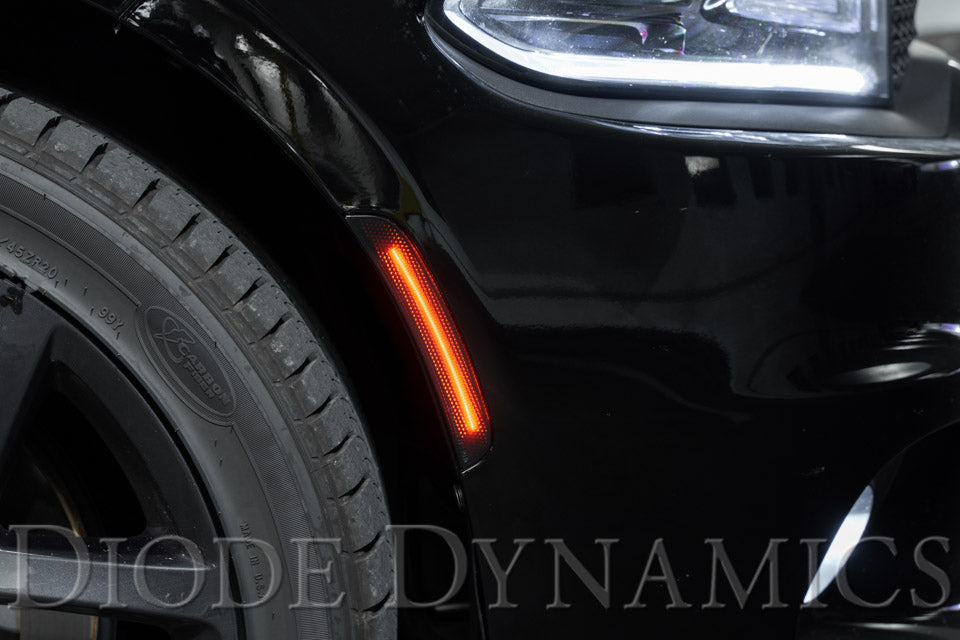 LED Sidemarkers for 2015-2023 Dodge Charger  Clear (set)