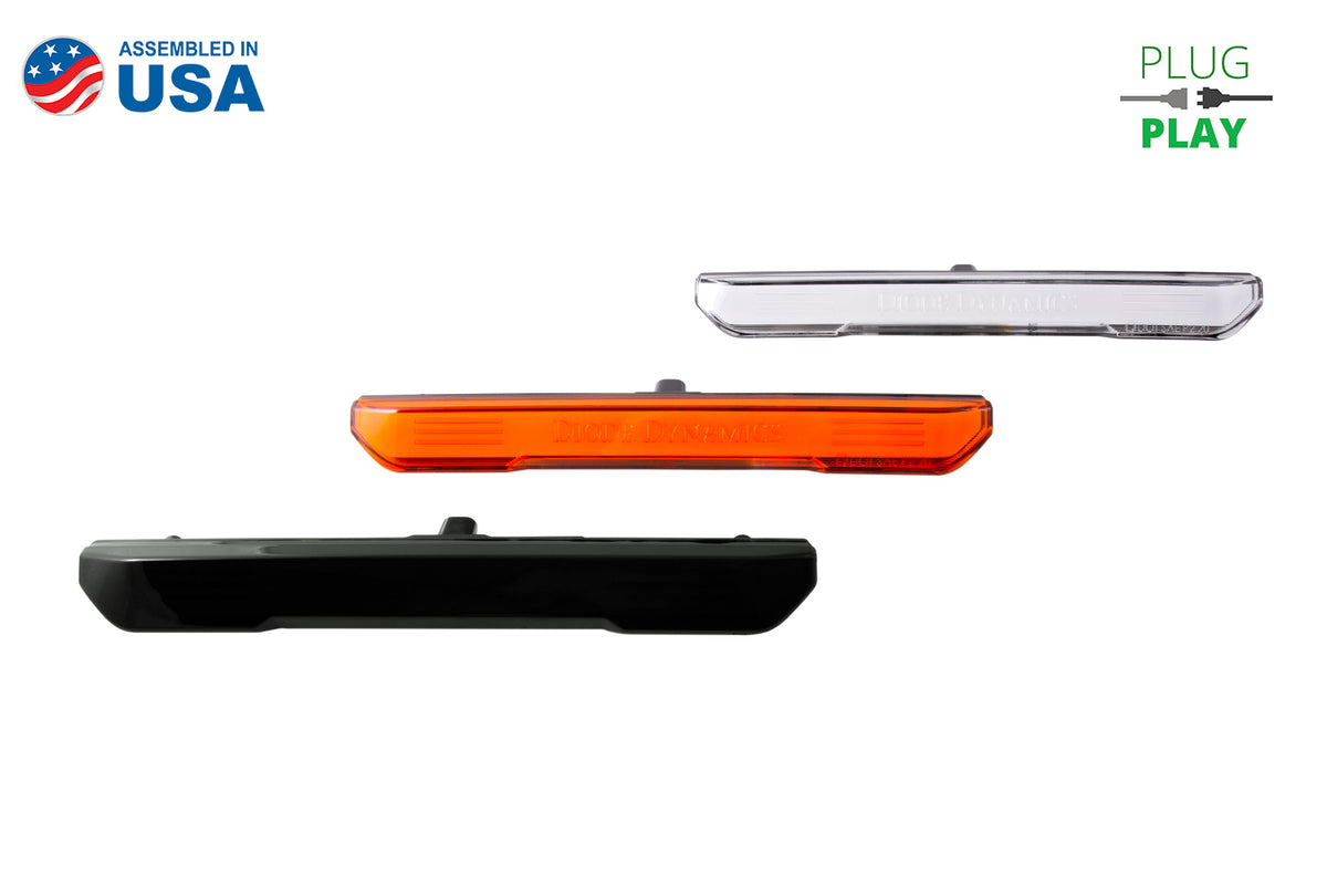 LED Sidemarkers for 2020-2026 GMC Sierra/Canyon  Smoked (set)