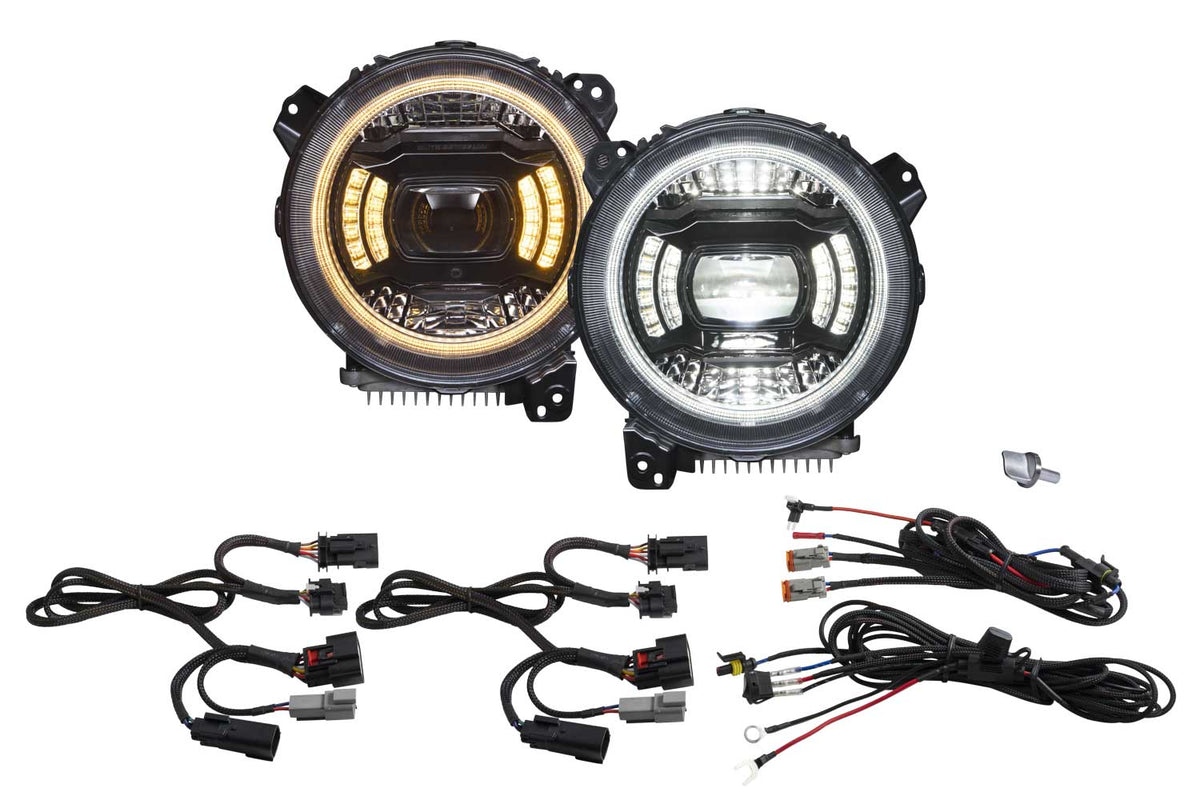 Elite Max LED Headlights for 2018+ Jeep JL Wrangler