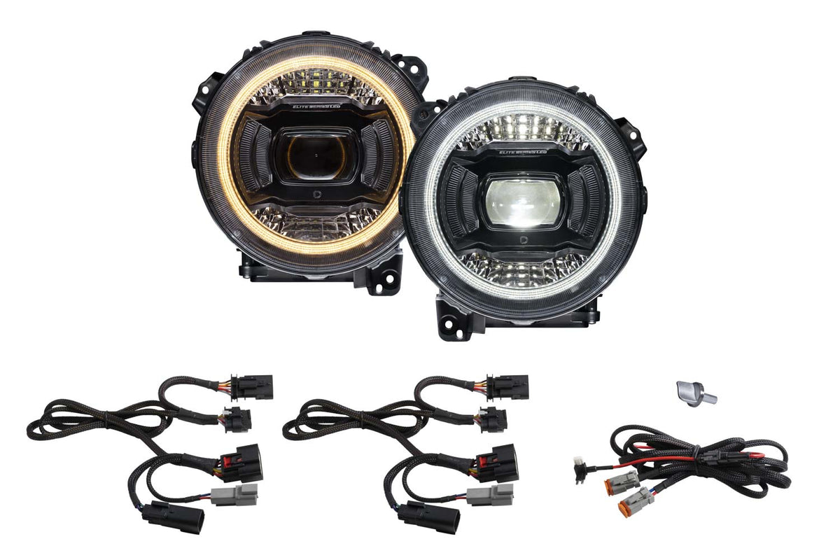 Elite LED Headlights for 2018+ Jeep JL Wrangler