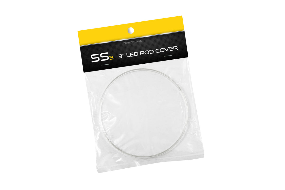 SS3 LED Pod Cover Round Clear