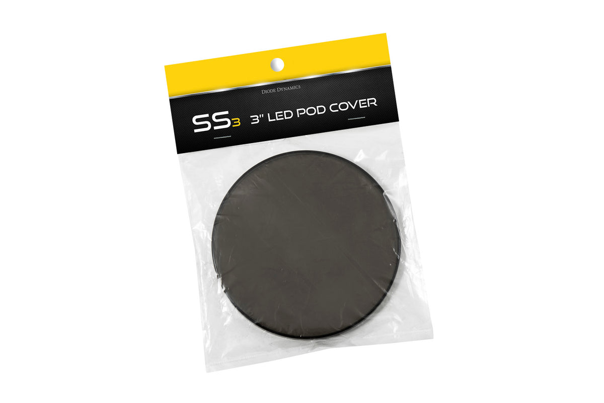 SS3 LED Pod Cover Round Smoked