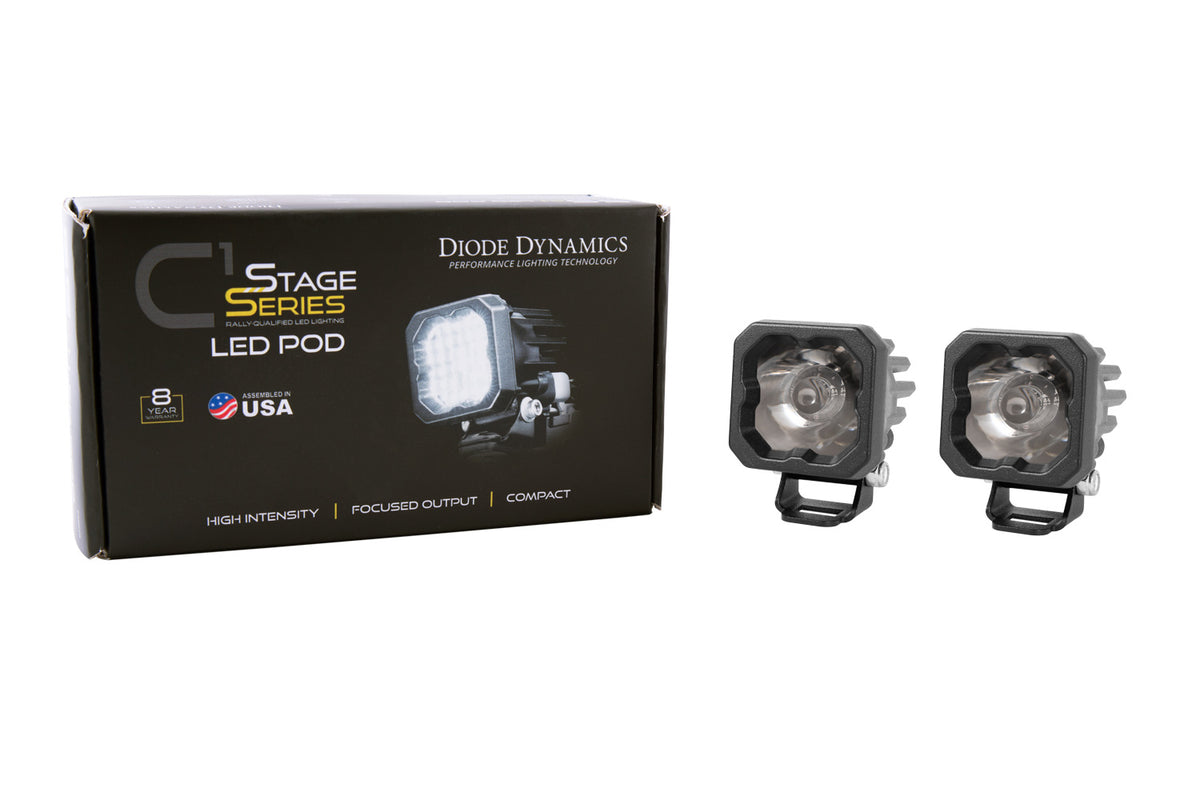 SSC1 LED Pod Sport White Wide RBL (pair)