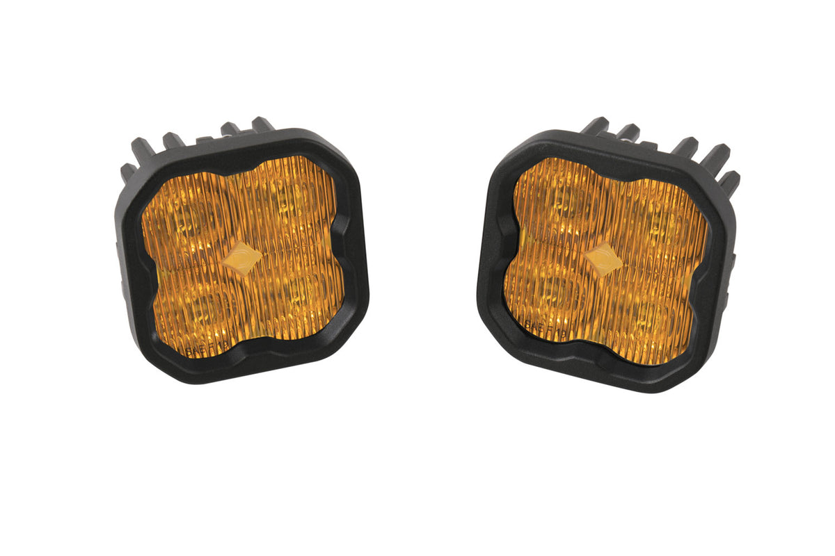 SS3 Max ABL Yellow SAE Fog - No Brackets (pair)