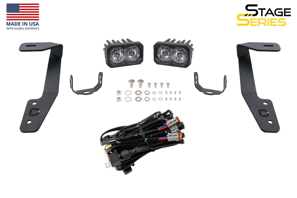 C2 2.0 LED Ditch Light Kit for Subaru Crosstrek/WRX Sport White Combo/Driving