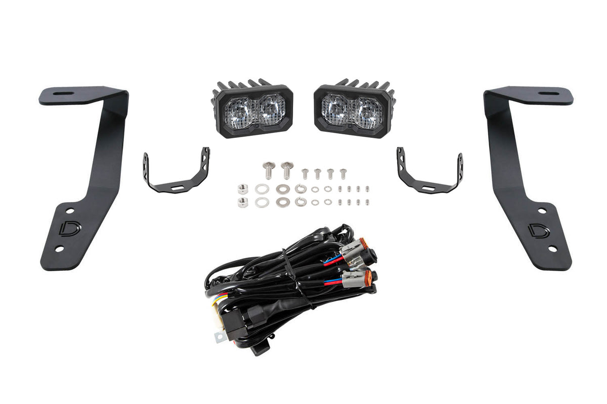 C2 2.0 LED Ditch Light Kit for Subaru Crosstrek/WRX Sport White Combo/Driving