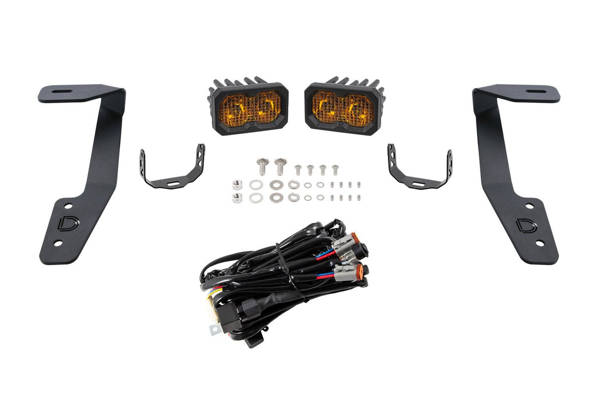 C2 2.0 LED Ditch Light Kit for Subaru Crosstrek/WRX  Sport Yellow Combo