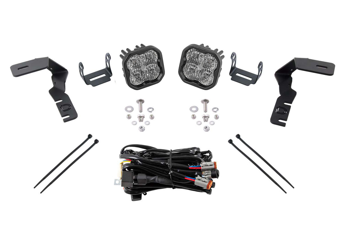SS3 LED Ditch Light Kit for 2019-2021 Ford Ranger  Pro White Combo