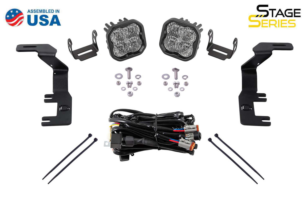SS3 LED Ditch Light Kit for 2015-2021 Colorado/Canyon  Sport White Combo
