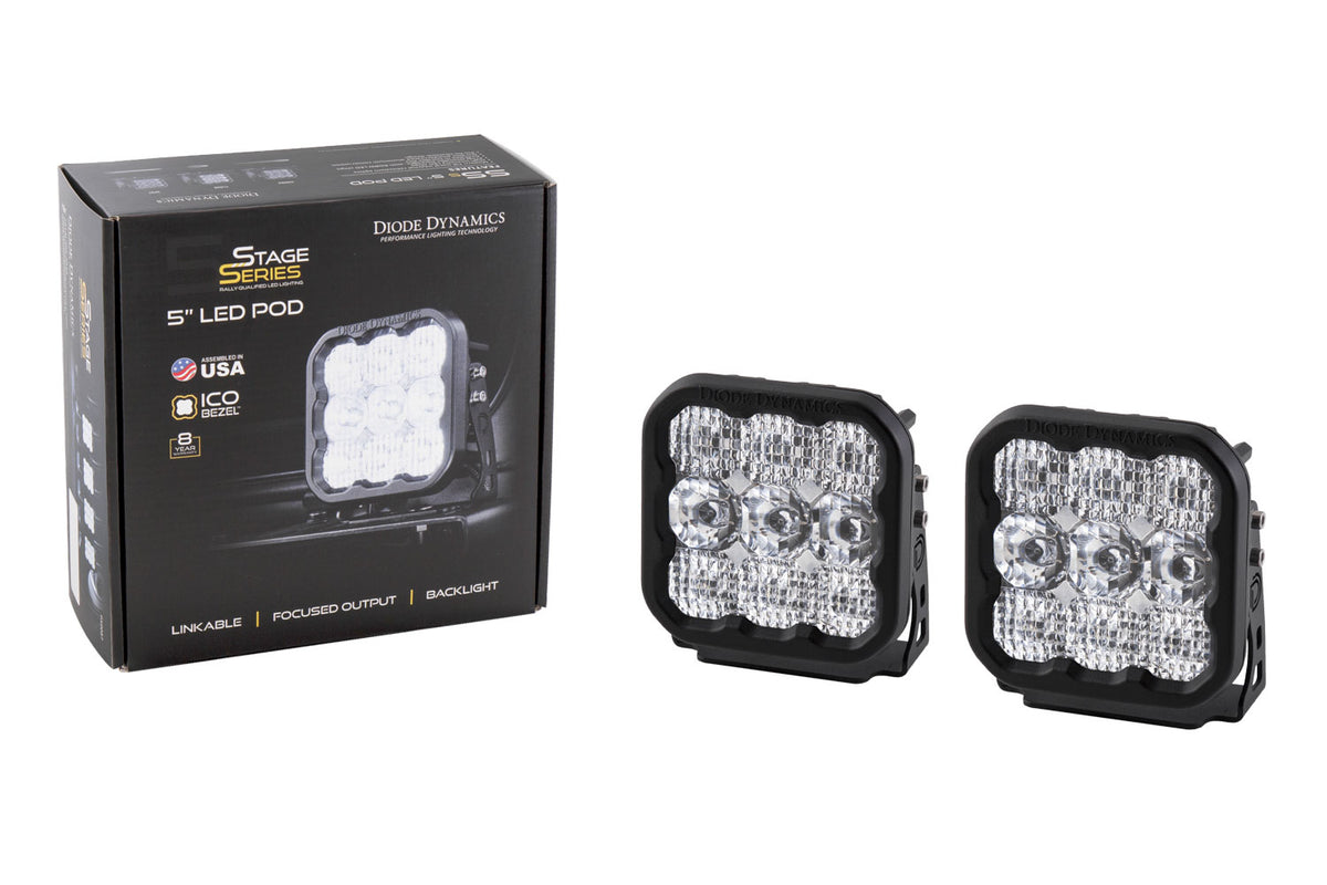 SS5 LED Pod Sport White Combo (pair)