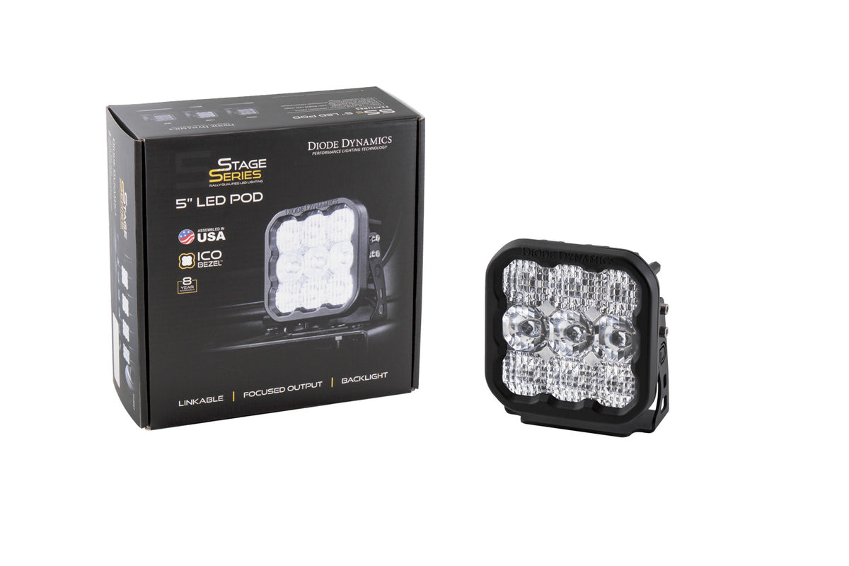 SS5 LED Pod Sport White Combo (single)