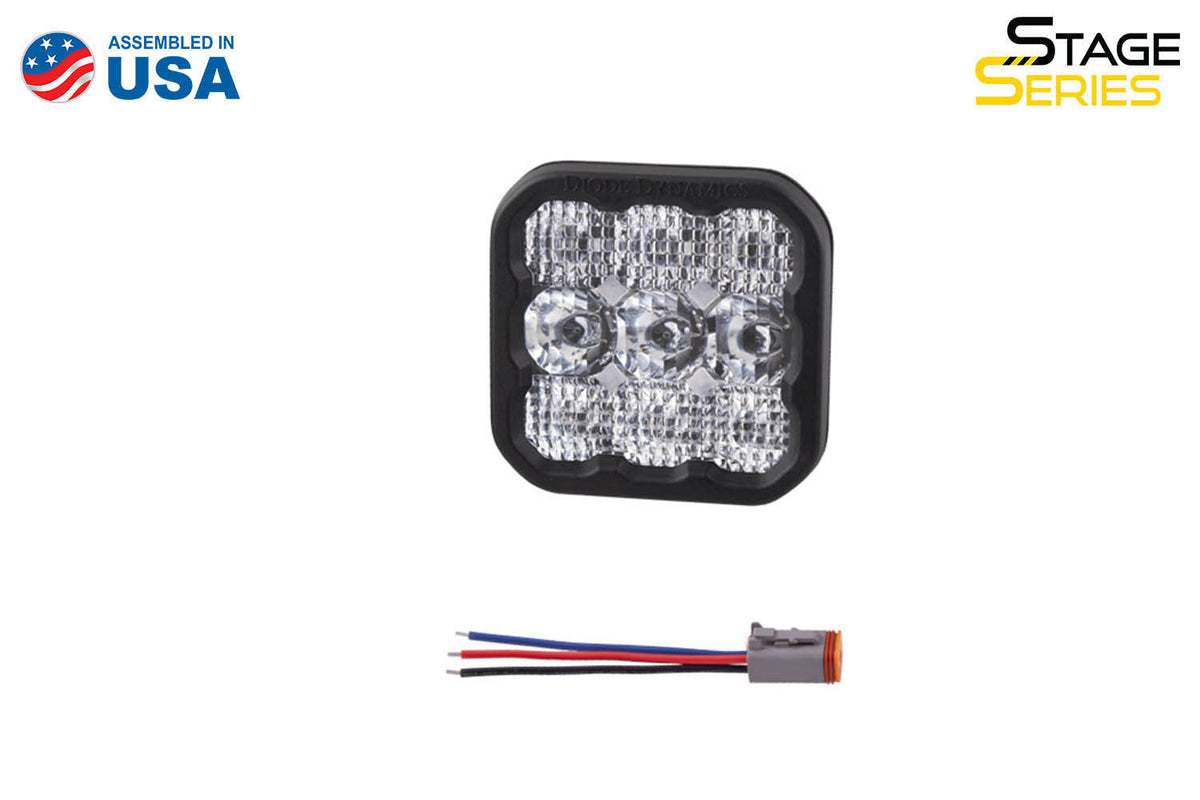 SS5 LED Pod Sport White Driving - No Brackets (single)
