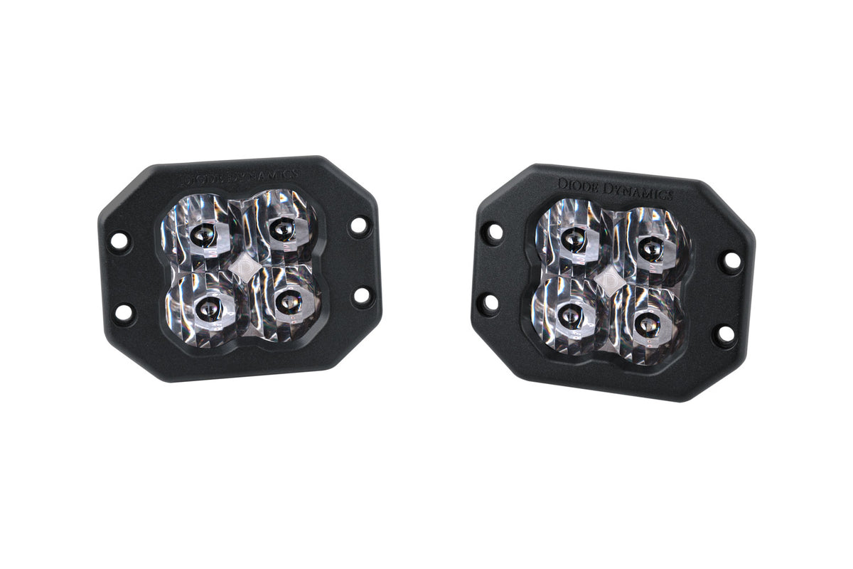 SS3 Pro ABL White SAE Driving Flush (pair)