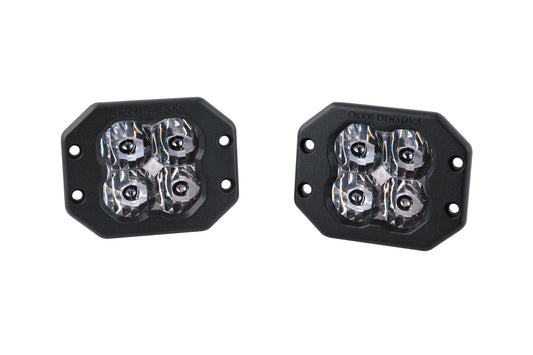 SS3 Pro ABL White SAE Driving Flush (pair)
