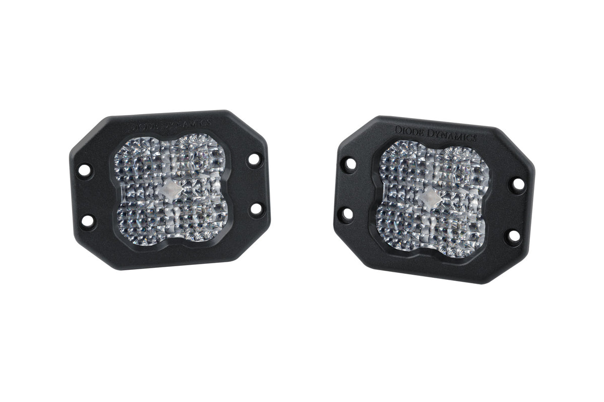 SS3 Pro RBL White Flood Flush (pair)